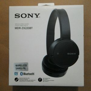 SONY MDR-ZX220BT WIRELESS HEADPHONES open box